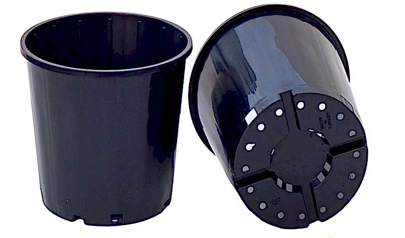 SİYAH ÜRETİM SAKSISI 30 ADET - 5 LT 21 CM
