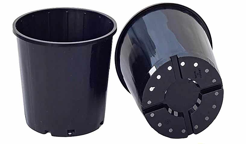 SİYAH ÜRETİM SAKSISI 50 ADET - 5 LT 21 CM